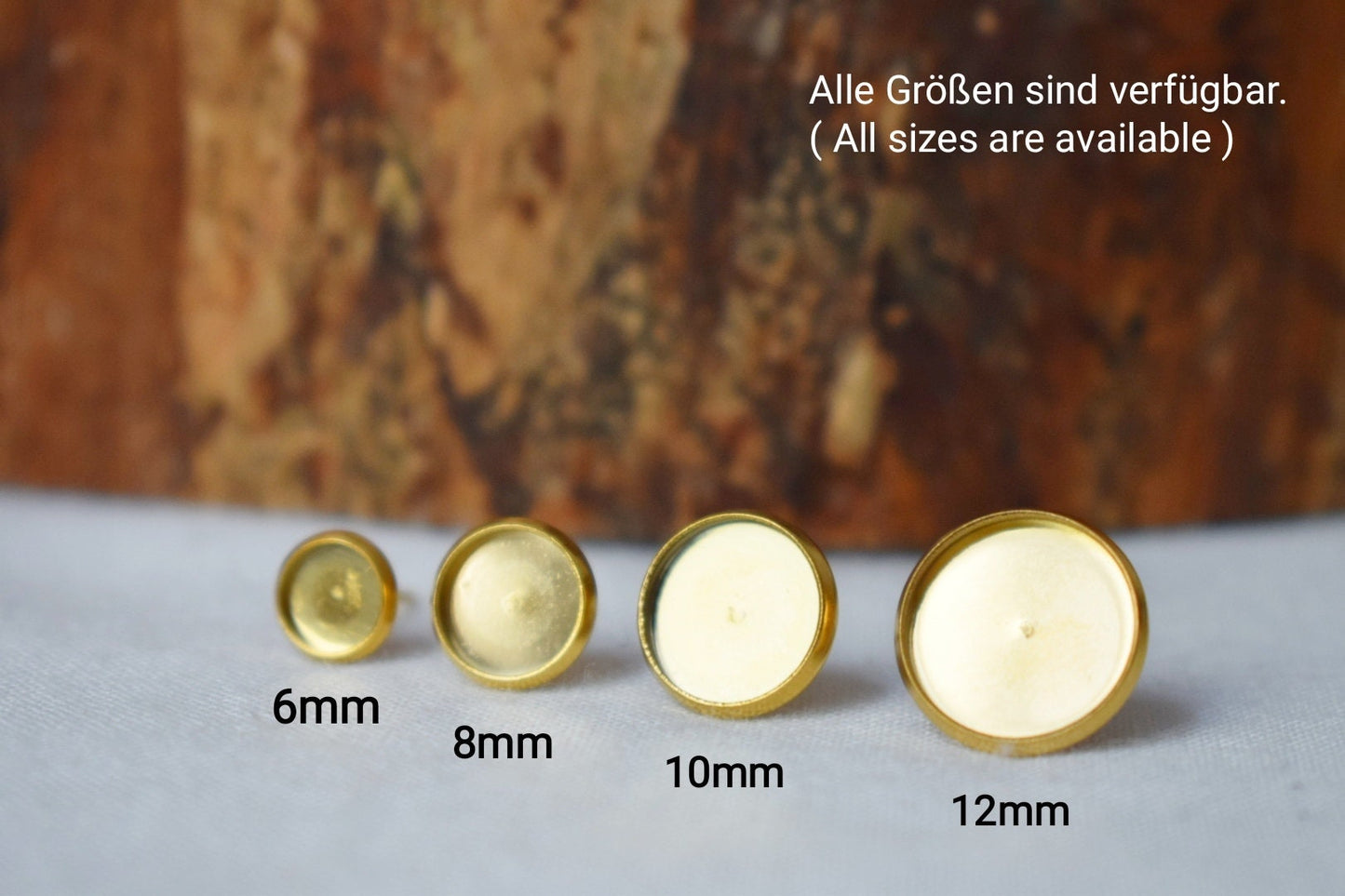 Gelbe Jade Ohrstecker, Kleine runde Edelstein Ohrringe, Push Back Ohrringe, Handgefertigter Schmuck, Handgefertigtes Geschenk für Sie