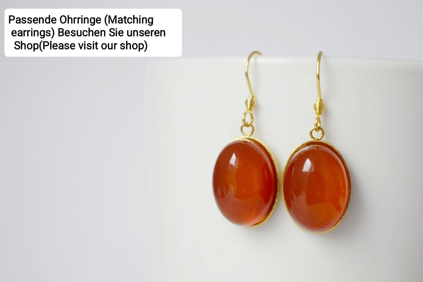 Rote Achat Halskette Gold, Ovale rote Edelstein Halskette, Rotgold, Roter Stein Anhänger Halskette, Achat Schmuck, handgefertigter Schmuck, Geschenk für Frauen