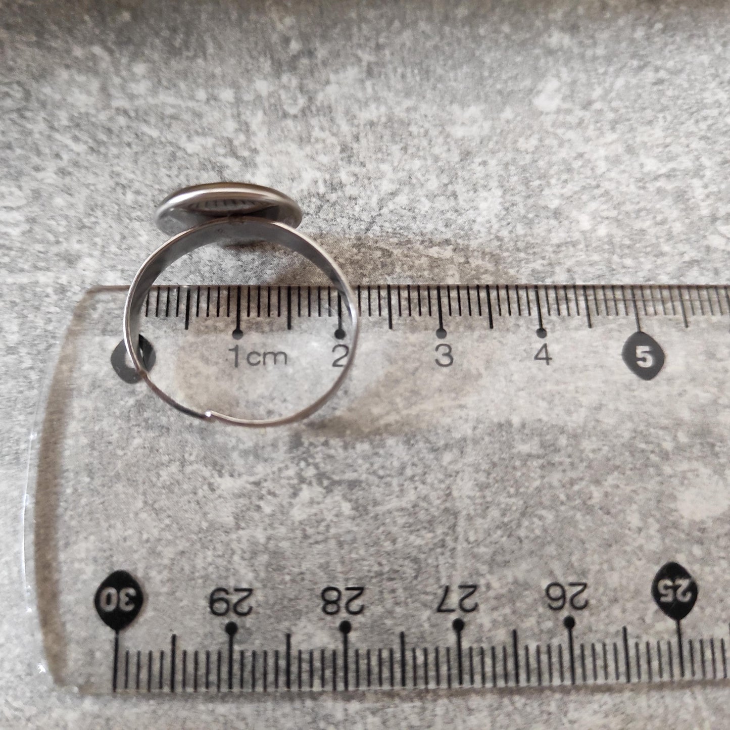 Krone Grüner Achat Ring, Edelstein Verstellbarer Ring, Alltäglicher runder Stein Ring, Einzigartiger Schmuck, Geschenk für Sie