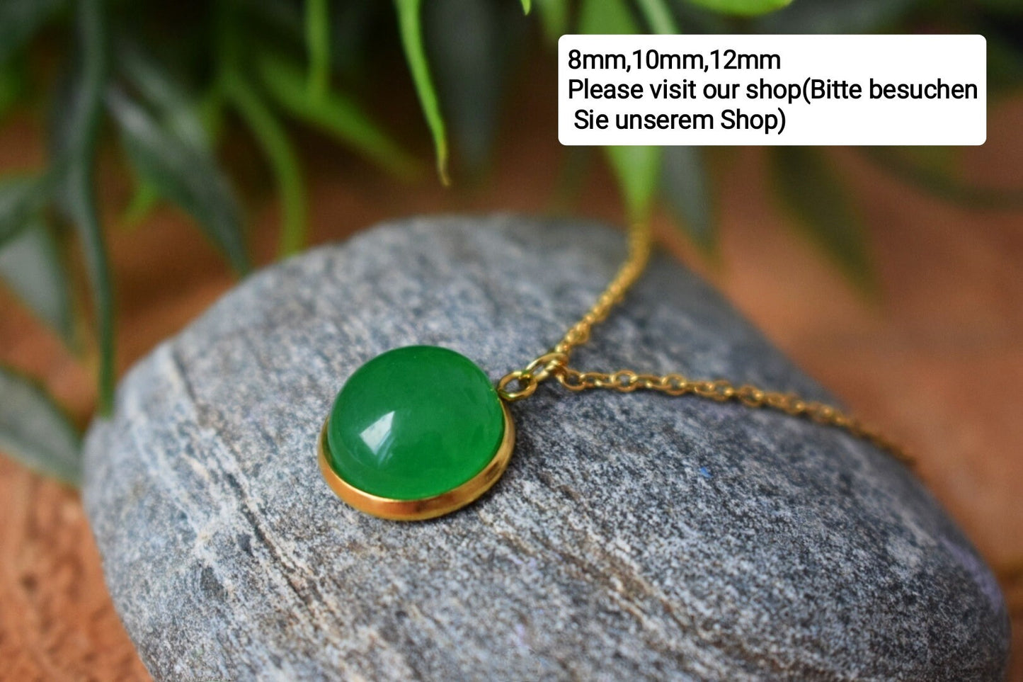 Gold Hoop Green Jade Lever Back Earrings, Gemstone Dangle