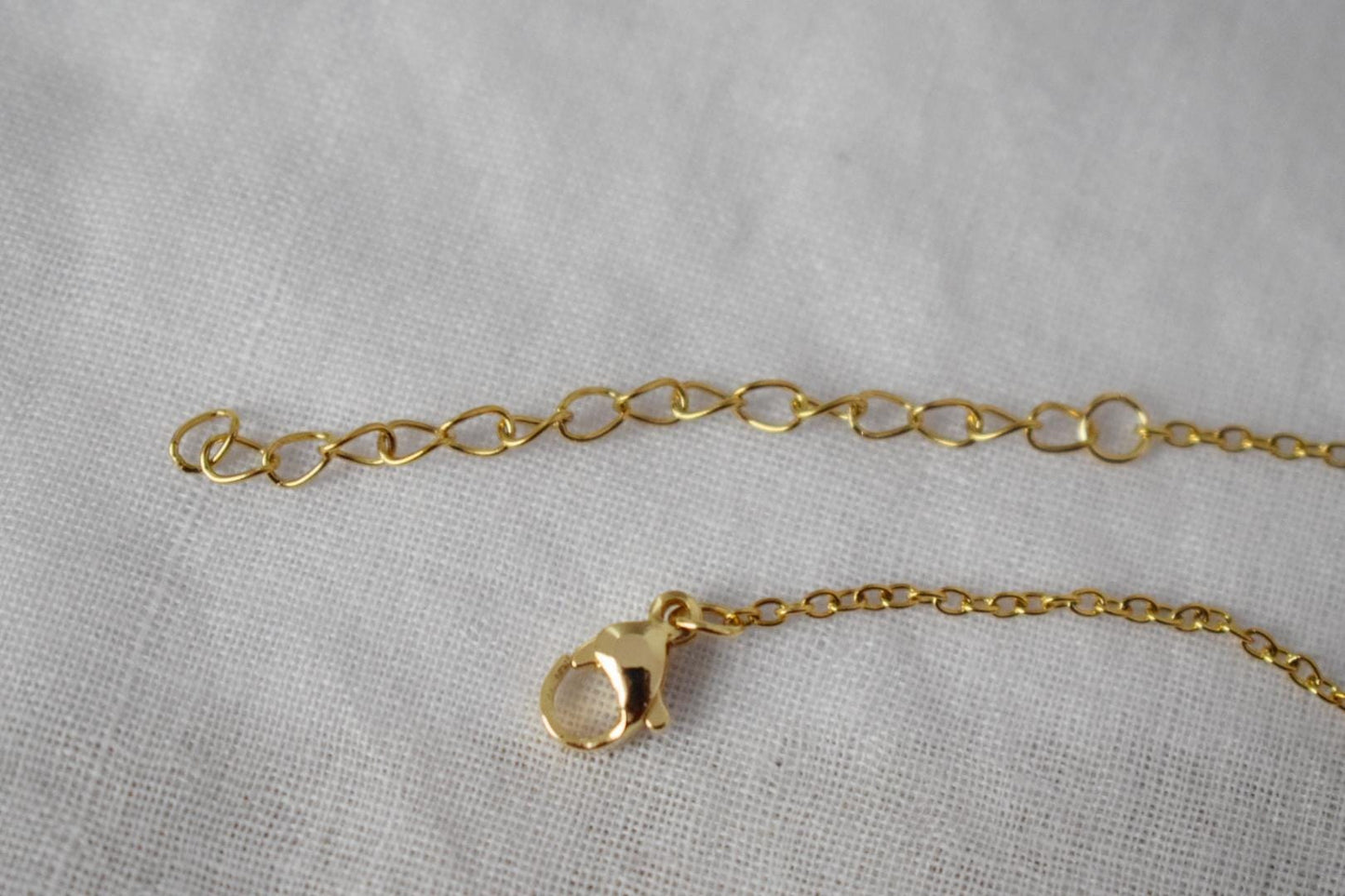 Grüne Aventurin Halskette Gold, Edelstein Oval Anhänger, Naturstein Schmuck, Geburtstag Jahrestag Geschenk für Sie